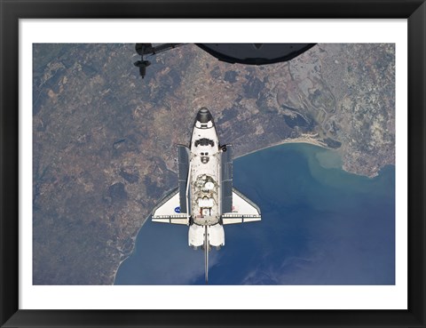 Framed Atlantis in Orbit Print