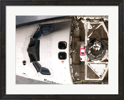 Framed Dragon Eye as seen from the International Space Station Print