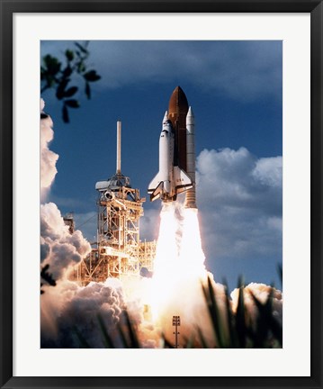 Framed STS-80 Launch Print