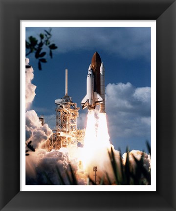 Framed STS-80 Launch Print