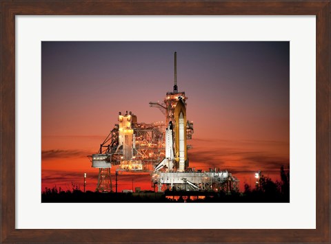 Framed STS-129 Atlantis Ready to Fly Print