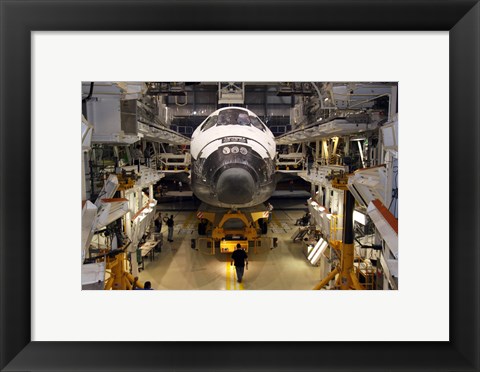 Framed STS-129 Atlantis Ready to Roll Print