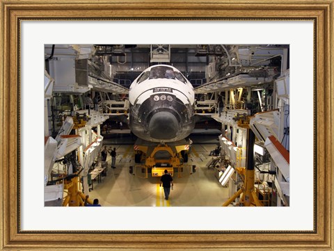 Framed STS-129 Atlantis Ready to Roll Print