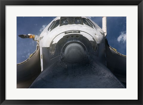 Framed STS-129 Atlantis Rendezvous Pitch Maneuver Print