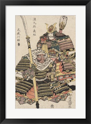 Framed Samurai Warriors Print