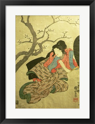 Framed Femme Samurai Print