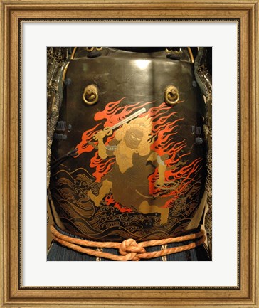 Framed Hotoke dou samurai armor Print