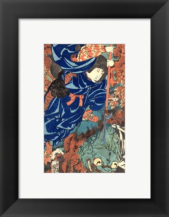 Framed Kuniyoshi Utagawa, Suikoden Series Print