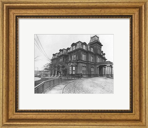 Framed Government House circa 1908 Print