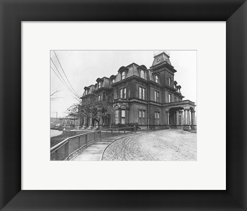 Framed Government House circa 1908 Print