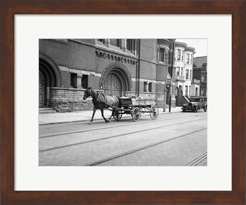 Framed Mc Caul Street Synagogue Print