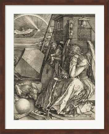 Framed Melencolia I Durer, Albrecht Print