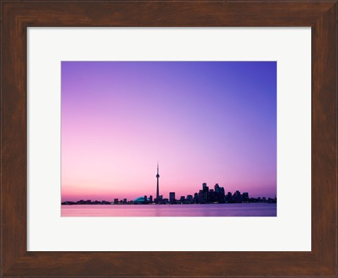 Framed Buildings on the waterfront, Toronto, Ontario, Canada Print