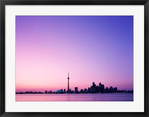 Framed Buildings on the waterfront, Toronto, Ontario, Canada Print