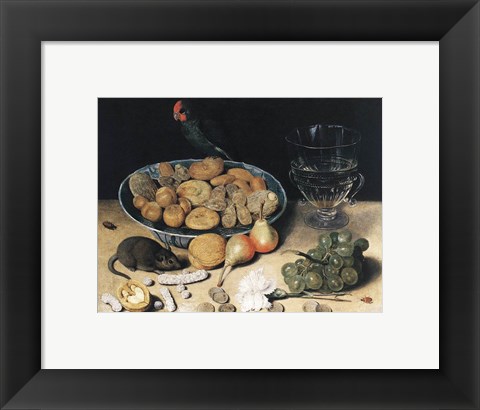 Framed George Flegel Dessert Still Life Print