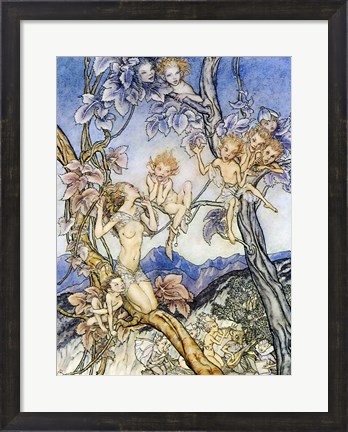 Framed Fairy Song Print