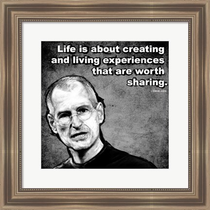 Framed Steve Jobs Quote II Print