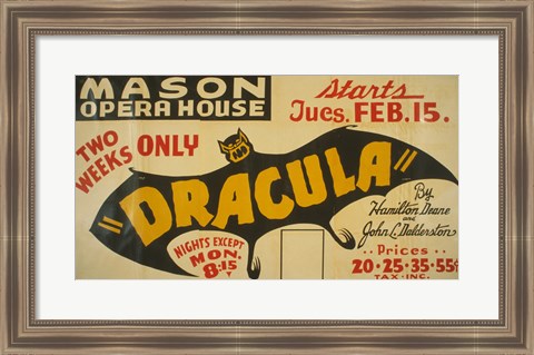 Framed Dracula Print