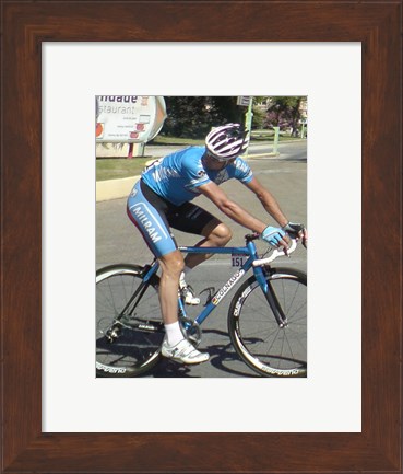 Framed Erik Zabel Tour de France 2008 Print