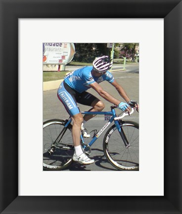 Framed Erik Zabel Tour de France 2008 Print