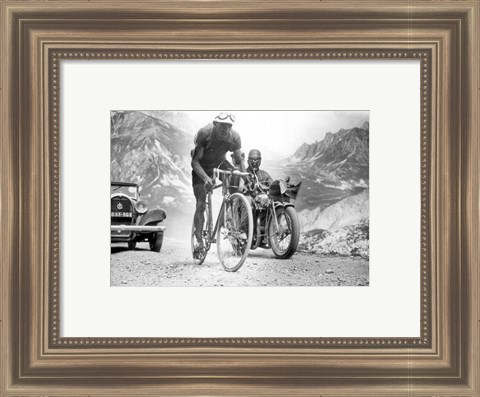 Framed Federico Ezquerra  Tour de France 1934 Print