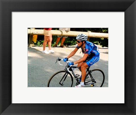 Framed Joseba Beloki Tour de france 2005 Print