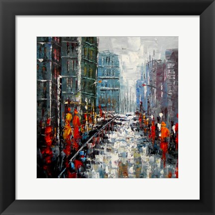 Framed City Landscape Print