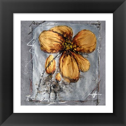 Framed Flower Study Print