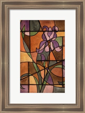 Framed Craftsman Flower III Print