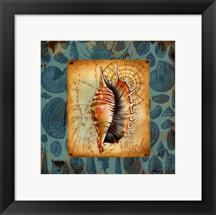 Framed Seaside Gifts IV Print