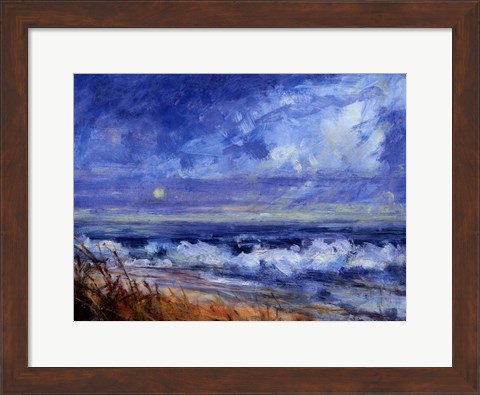 Framed Beach View I Print