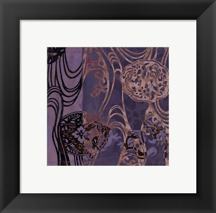 Framed Small Medallions &amp; Damask II Print