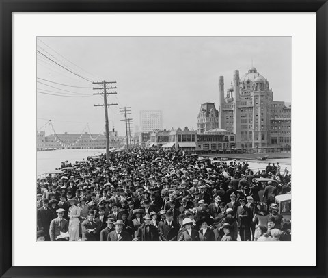 Framed Atlantic City Beauty Pageant Print