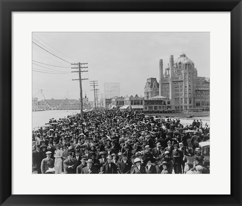 Framed Atlantic City Beauty Pageant Print