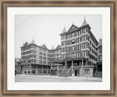 Framed Grand Atlantic Hotel, Atlantic City, NJ Print