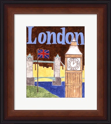 Framed London (A) Print