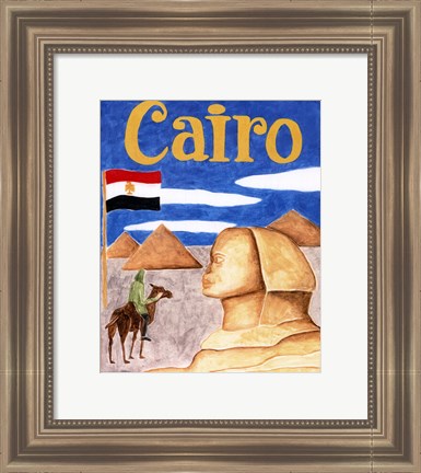 Framed Cairo (A) Print