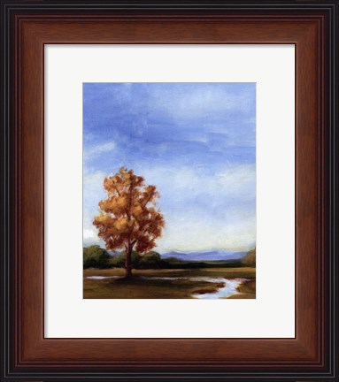 Framed Small Summer Horizons V Print