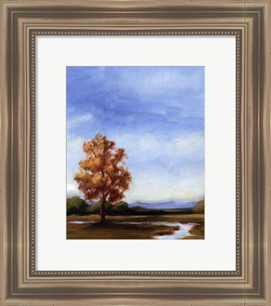 Framed Small Summer Horizons V Print