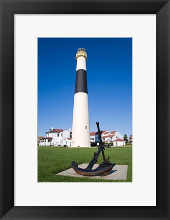 Framed Absecon Lighthouse Museum, Atlantic County, Atlantic City, New Jersey, USA Print