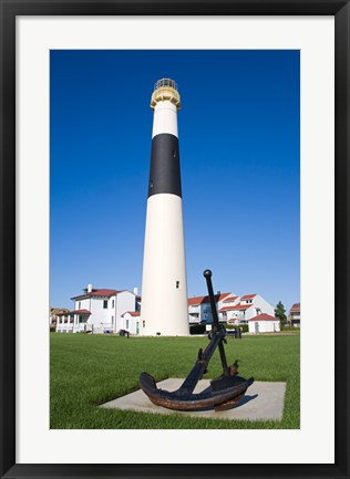 Framed Absecon Lighthouse Museum, Atlantic County, Atlantic City, New Jersey, USA Print