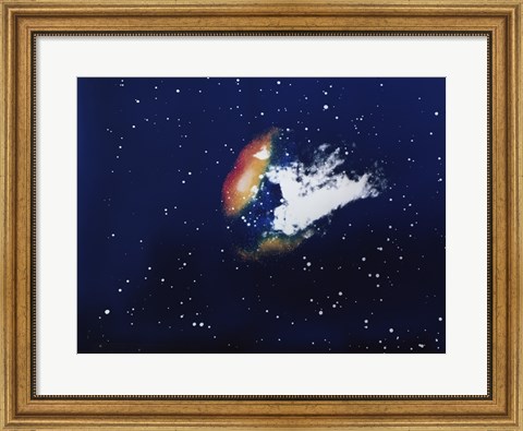 Framed Swan Nebula Print