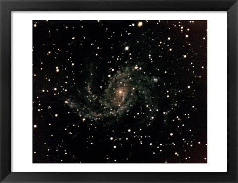 Framed Spiral Galaxy Type SC in Cygnas Print