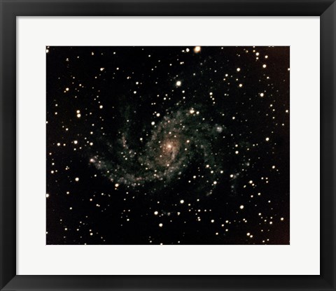 Framed Spiral Galaxy Type SC in Cygnas Print