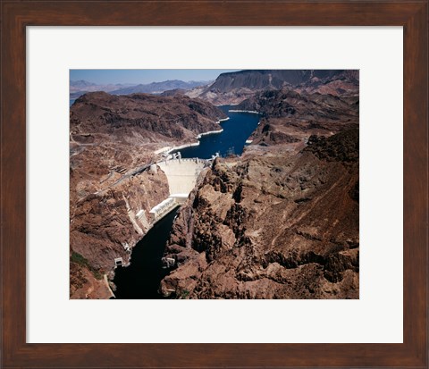 Framed Above Hoover Dam near Boulder City, Nevada Print