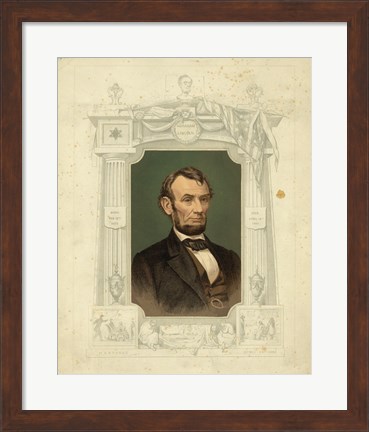 Framed Abraham Lincoln - framed Print