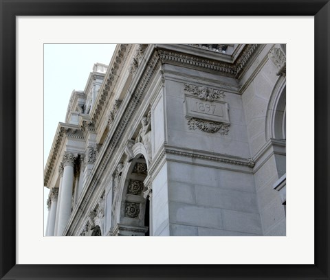 Framed Library of Congress Washington Print