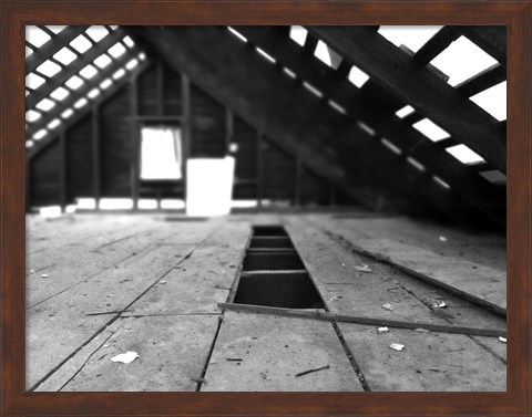 Framed Abandoned Attic Print