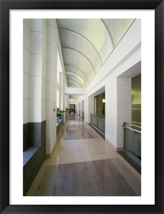 Framed Interior of the Ronald Reagan Building, Washington D.C., USA Print