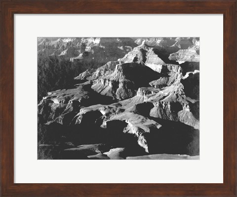 Framed Grand Canyon close in panorama Print